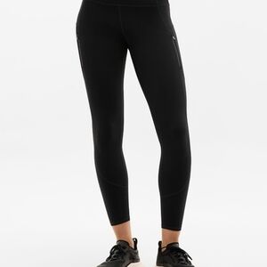 Athleta Black Rainer Leggings (Cold Weather)